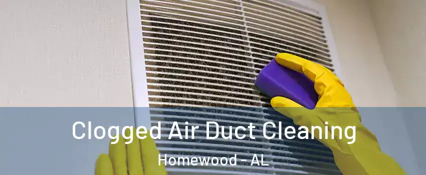  Clogged Air Duct Cleaning Homewood - AL