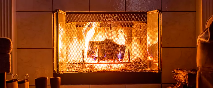 Mendota Hearth Landscape Fireplace Installation in Homewood, Alabama